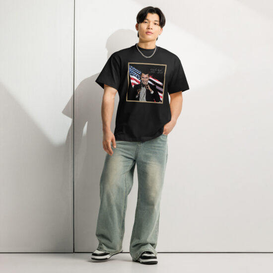 Charlie Kirk Tribute Men’s box tee